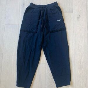 NWT Nike Sportswear Essential Women's Woven High-Waisted Crop Pants Black sz S